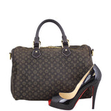 Louis Vuitton Speedy 30 Bandouliere Mini Lin Scale