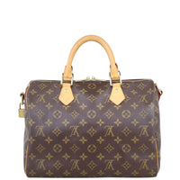 Louis Vuitton Speedy 30 Bandouliere Monogram Back