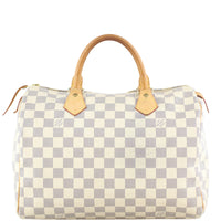 Louis Vuitton Speedy 30 Damier Azur Back
