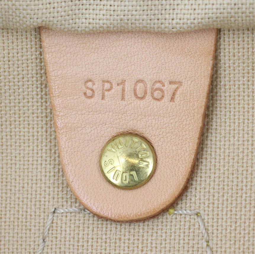 Louis Vuitton Speedy 30 Damier Azur Code