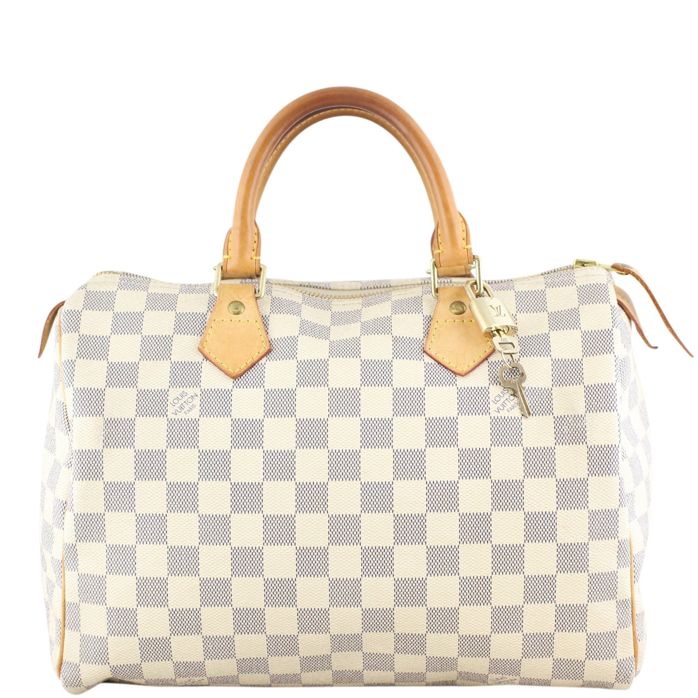 Louis Vuitton Speedy 30 Damier Azur Front
