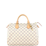 Louis Vuitton Speedy 30 Damier Azur Front