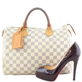 Louis Vuitton Speedy 30 Damier Azur Scale