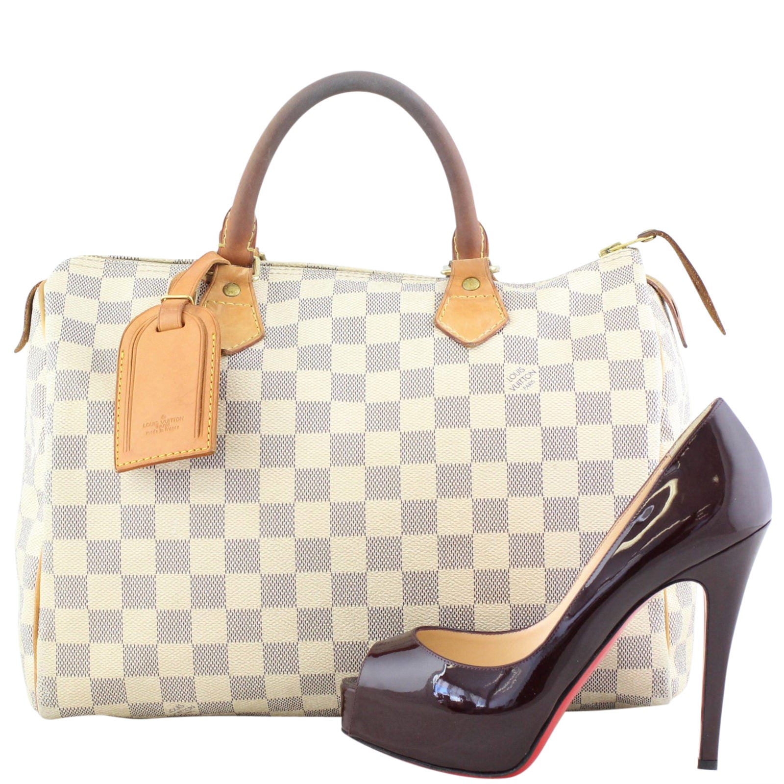 Louis Vuitton Speedy 30 Damier Azur Scale