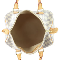 Louis Vuitton Speedy 30 Damier Azur Whole interior