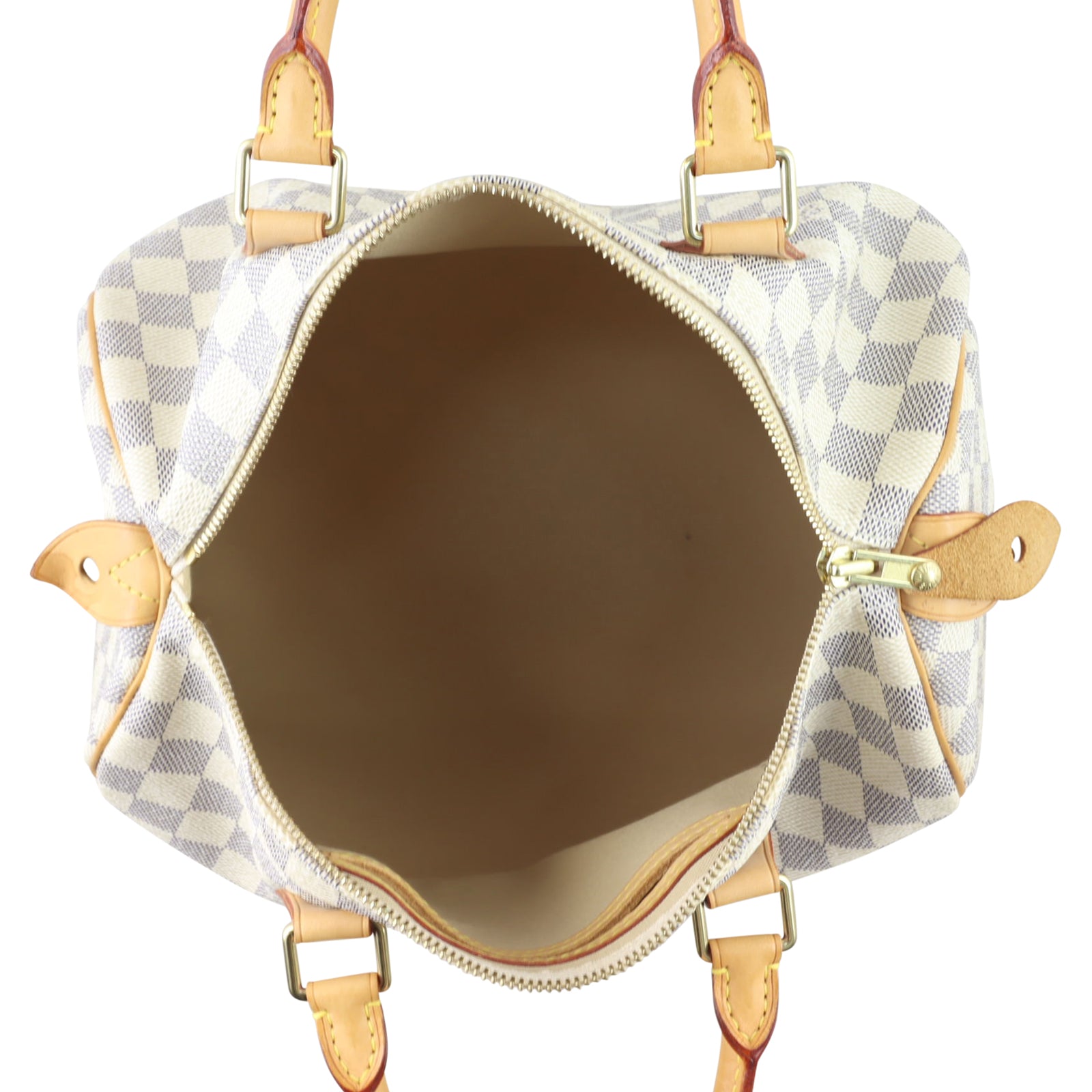 Louis Vuitton Speedy 30 Damier Azur Whole interior