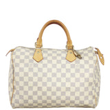 Louis Vuitton Speedy 30 Damier Azur Front