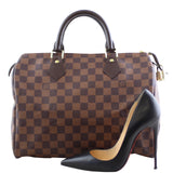 Louis Vuitton Speedy 30 Damier Ebene Scale