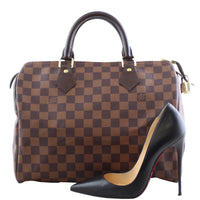 Louis Vuitton Speedy 30 Damier Ebene Scale