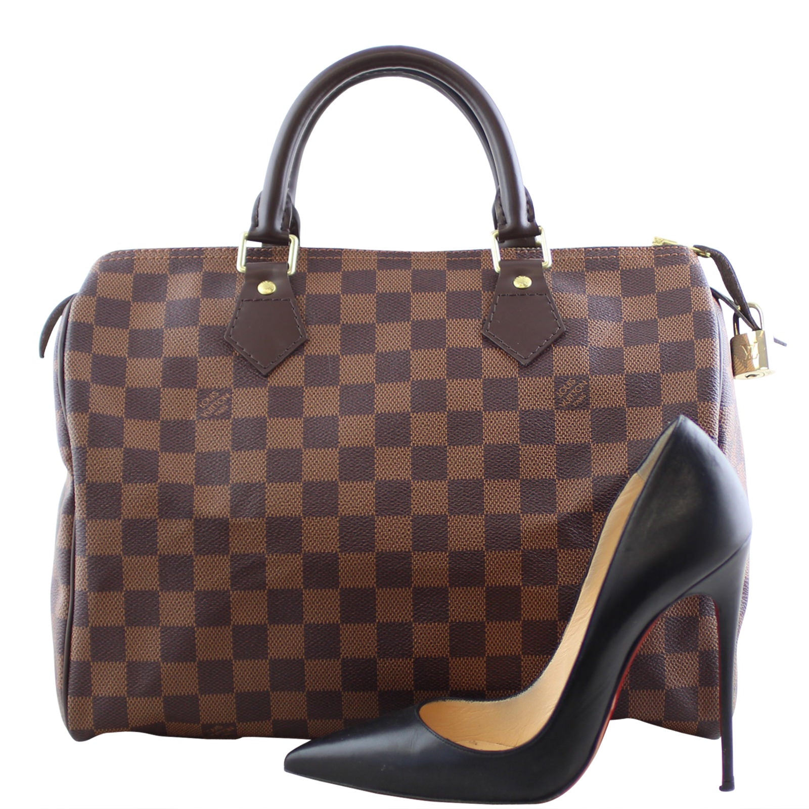 Louis Vuitton Speedy 30 Damier Ebene Scale