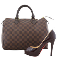 Louis Vuitton Speedy 30 Damier Ebene Scale