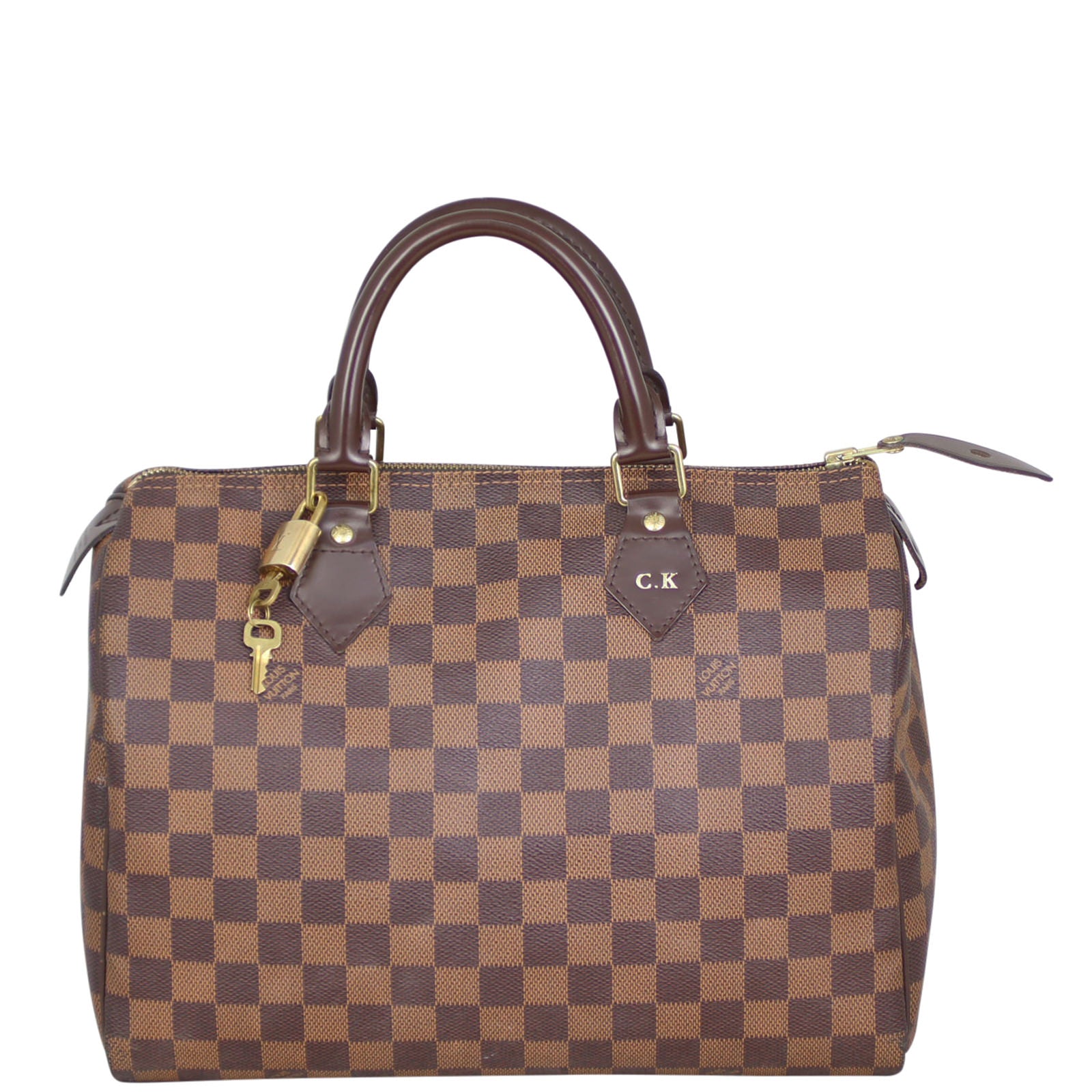 Louis Vuitton Speedy 30 Damier Ebene Front