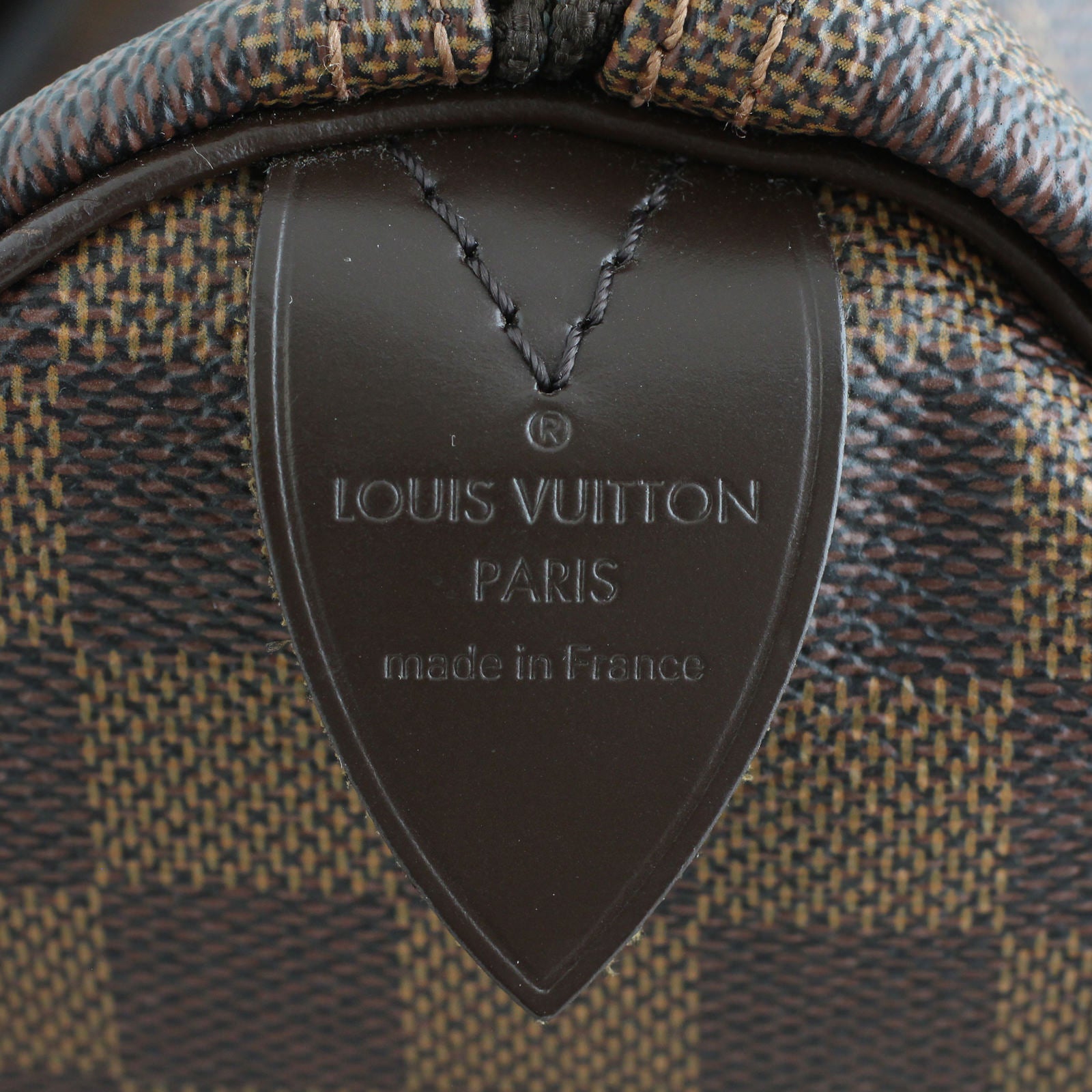 Louis Vuitton Speedy 30 Damier Ebene Stamp