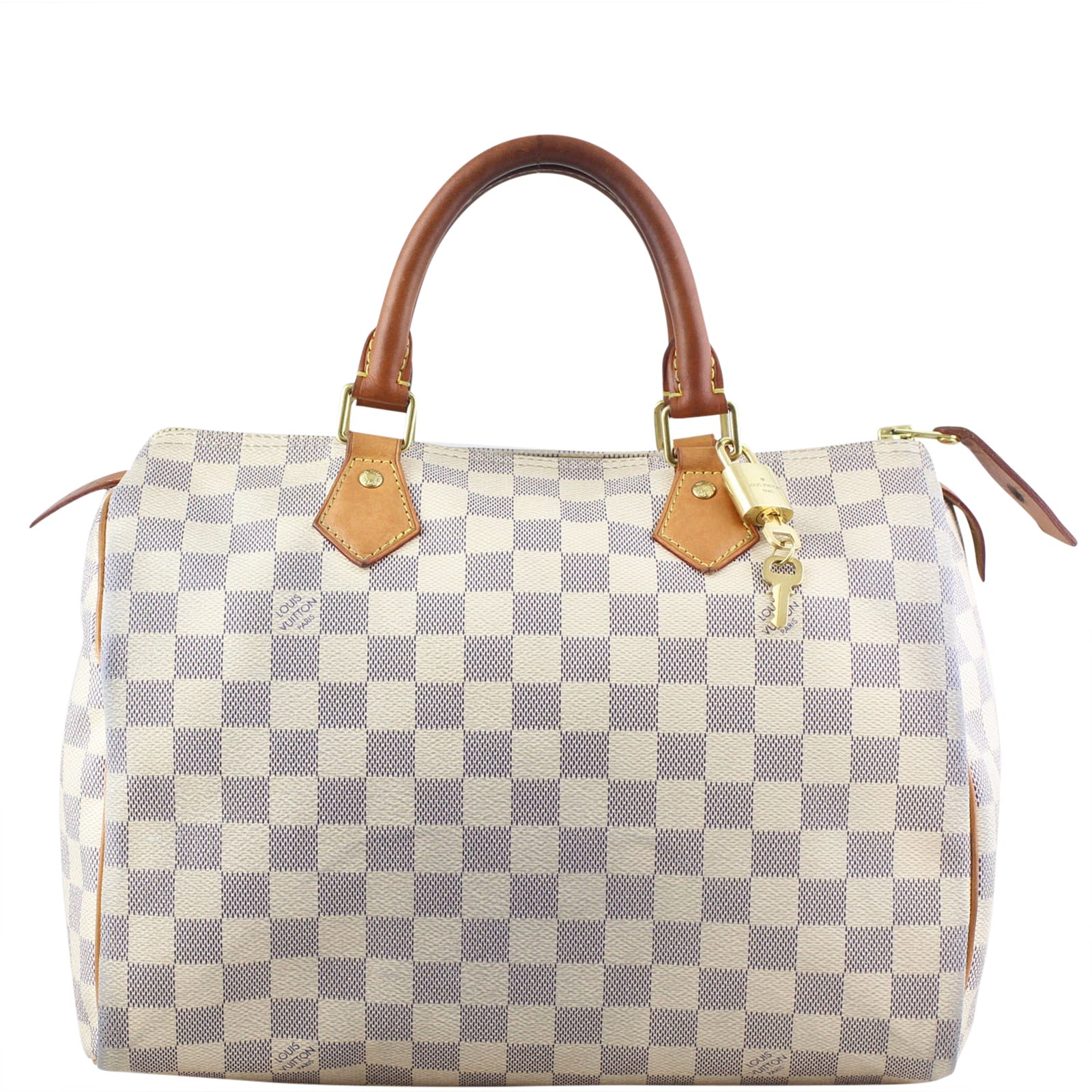 Louis Vuitton Speedy 30 Damier Azur Front