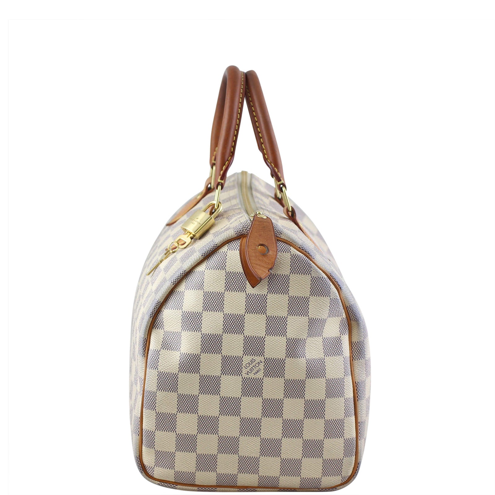 Louis Vuitton Speedy 30 Damier Azur Left