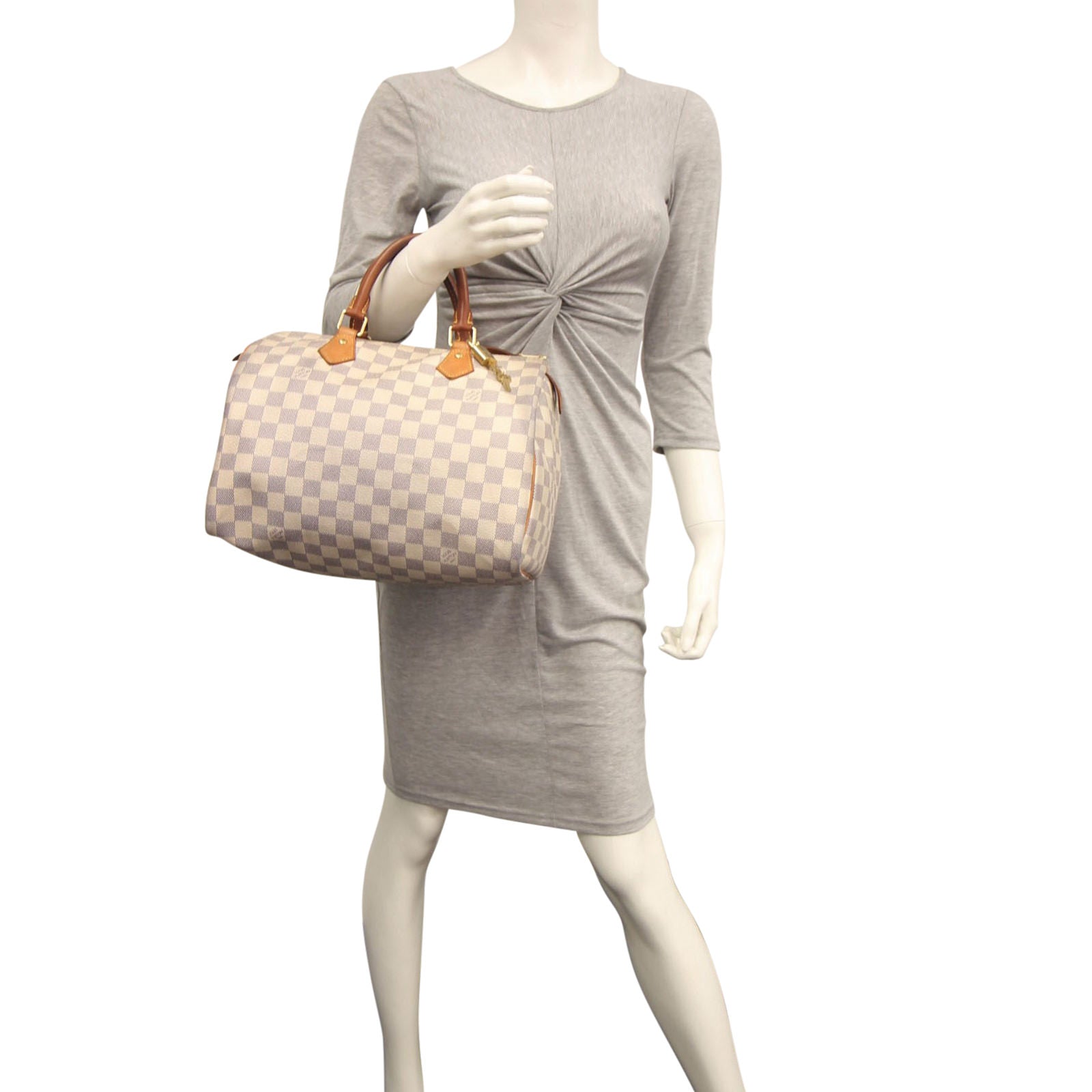 Louis Vuitton Speedy 30 Damier Azur Mannequin