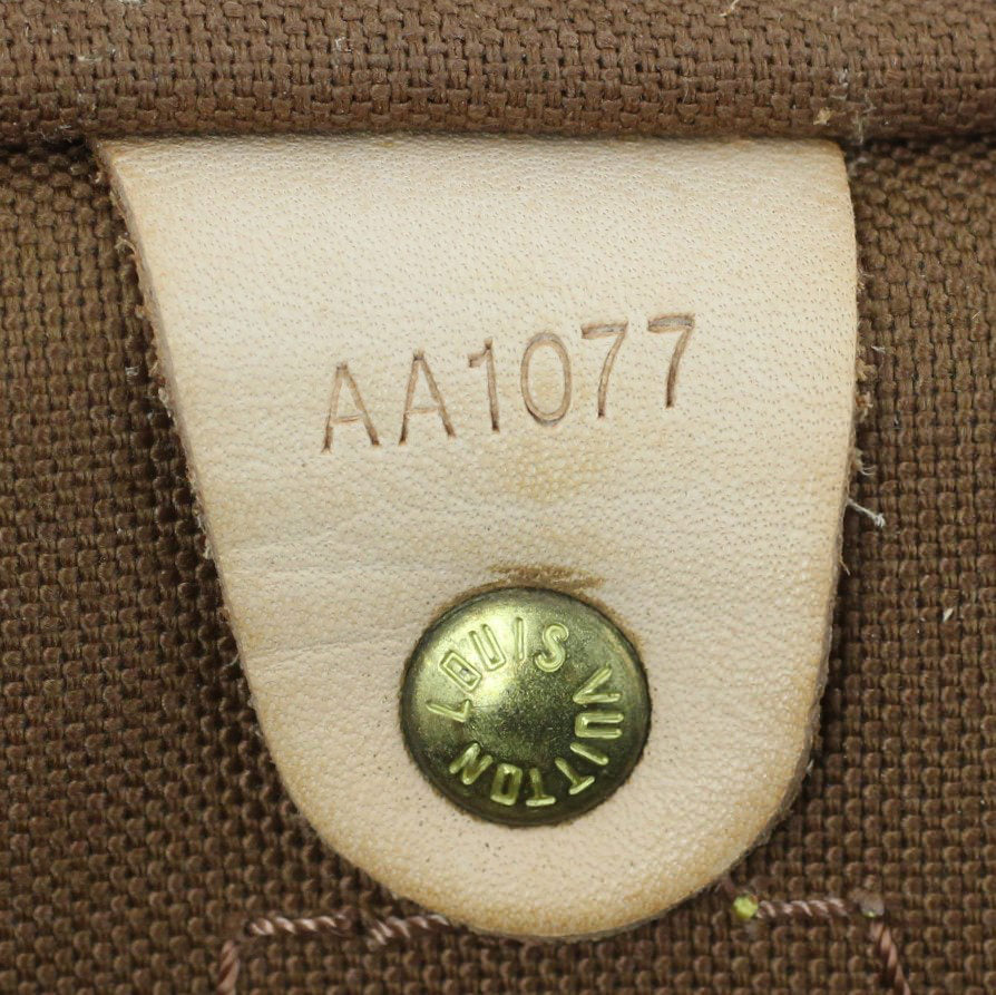 Louis Vuitton Speedy 30 Monogram Code