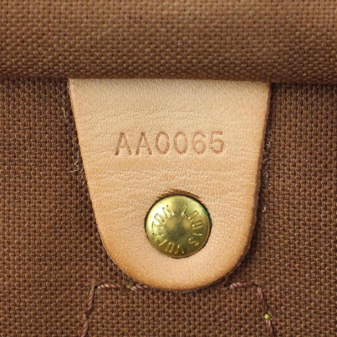 Louis Vuitton Speedy 30 Monogram Code