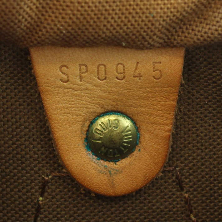 Louis Vuitton Speedy 30 Monogram Code