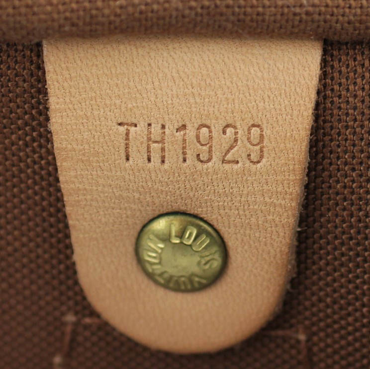 Louis Vuitton Speedy 30 Monogram date code