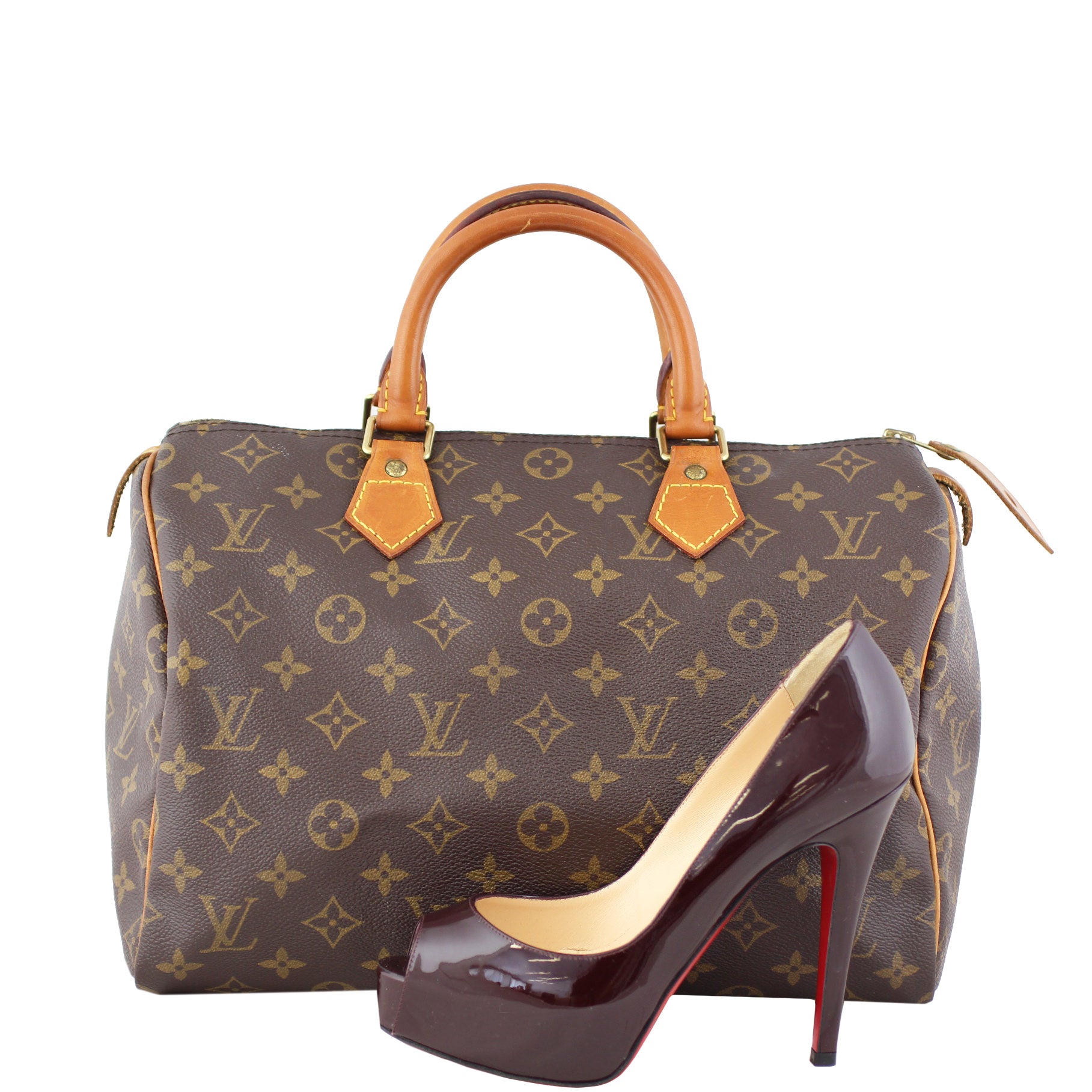Louis Vuitton Speedy 30 Monogram Scale