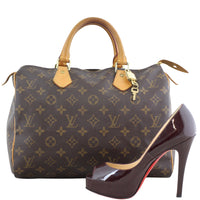 Louis Vuitton Speedy 30 Monogram Scale