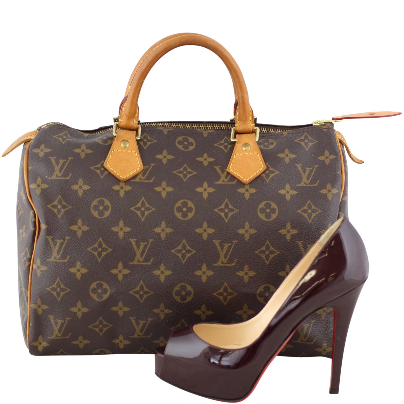 Louis Vuitton Speedy 30 Monogram Scale