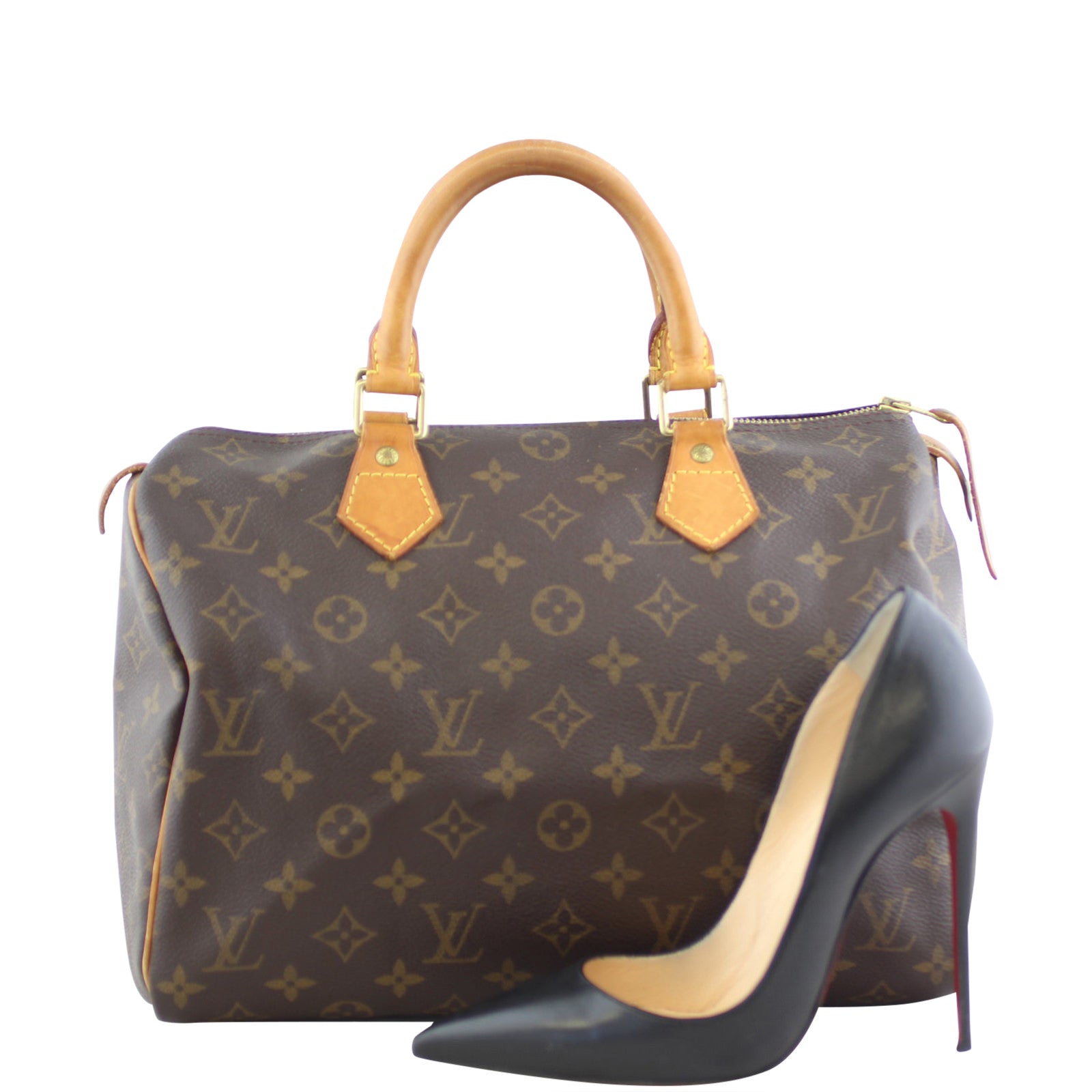 Louis Vuitton Speedy 30 Monogram Scale