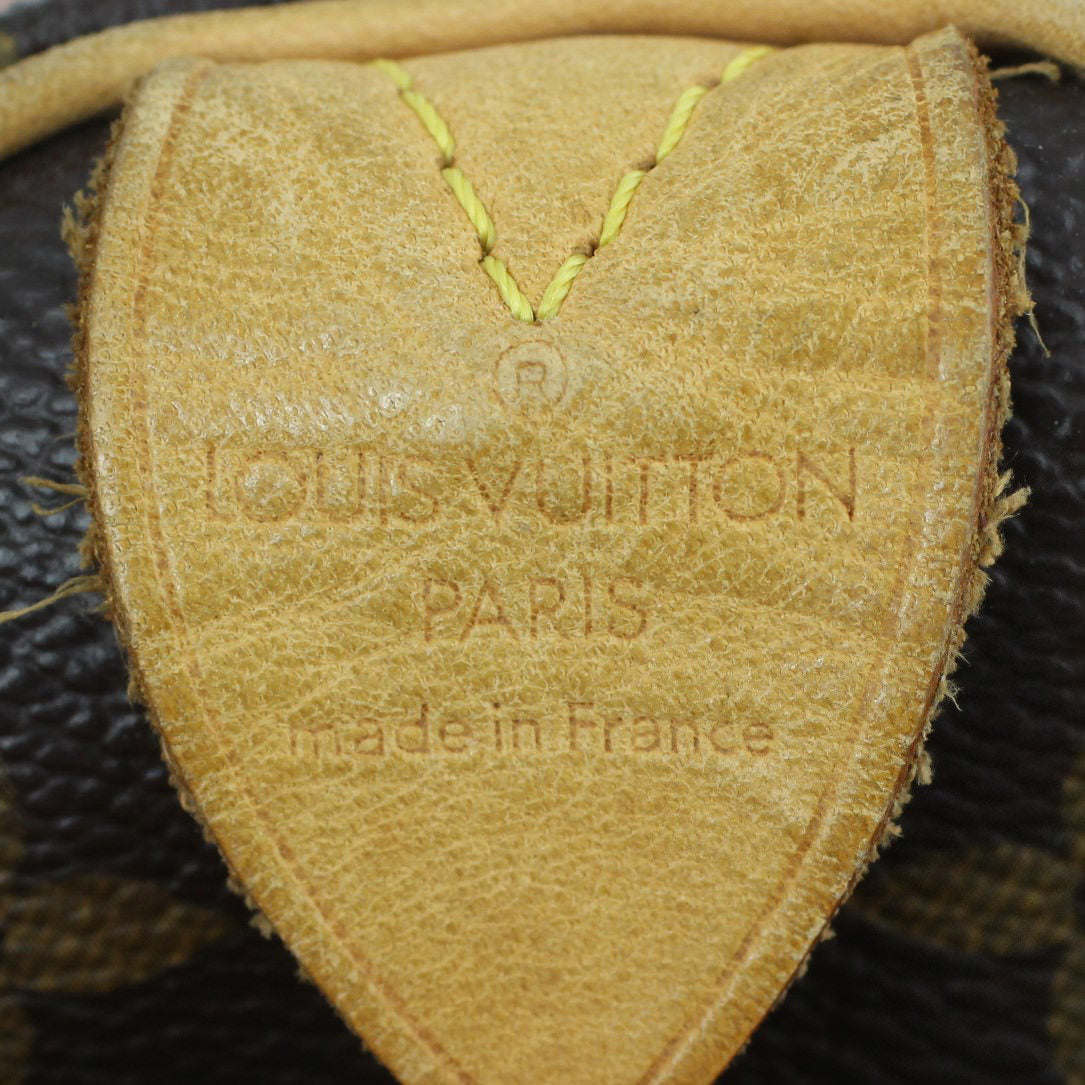 Louis Vuitton Speedy 30 Monogram Stamp