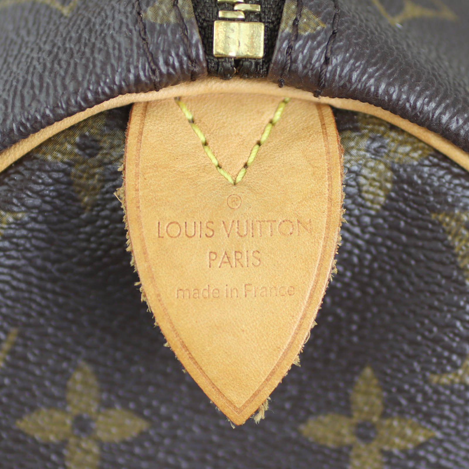Louis Vuitton Speedy 30 Monogram Stamp