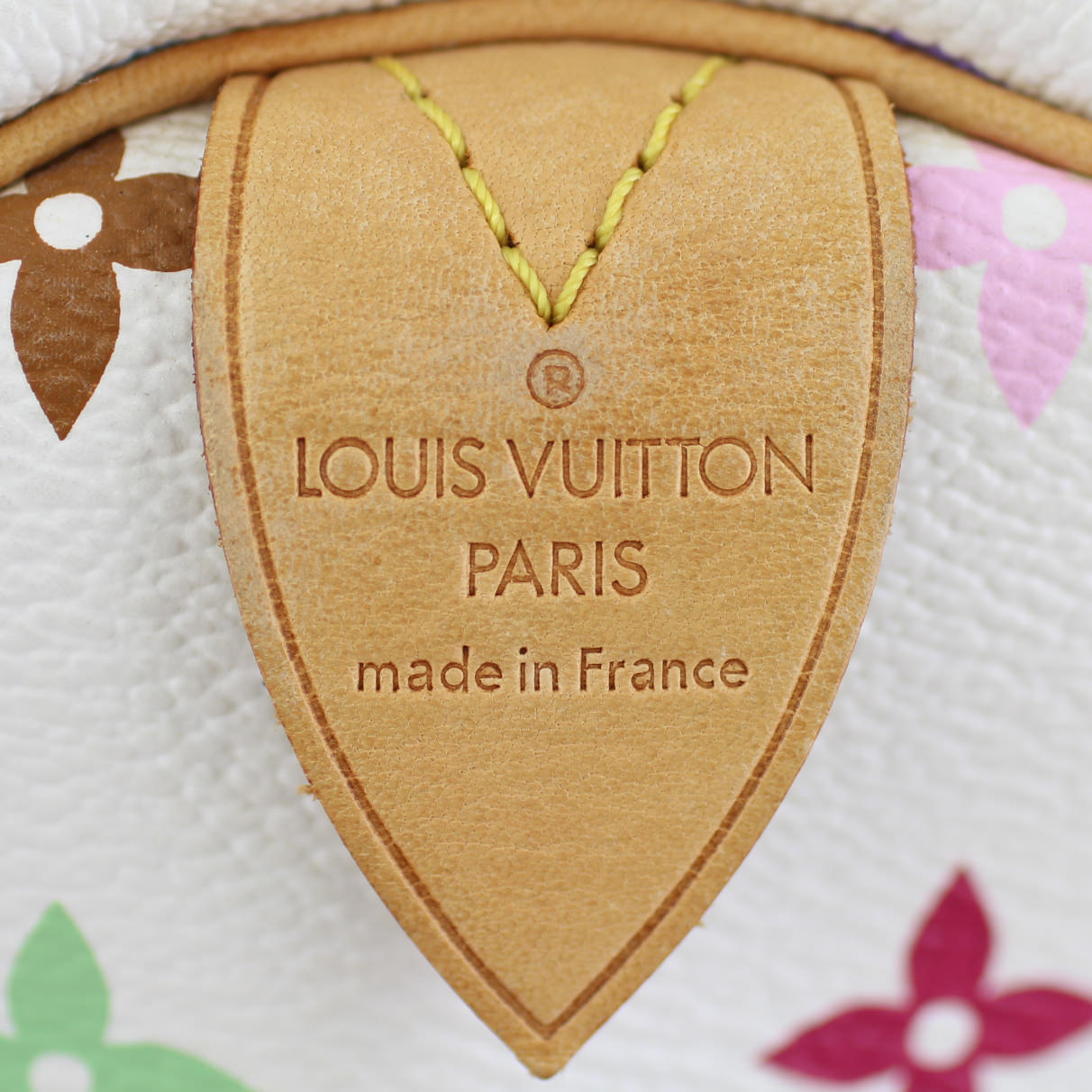 Louis Vuitton Speedy 30 Monogram White Multicolore Stamp