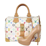 Louis Vuitton Speedy 30 Multicolore White Shoe