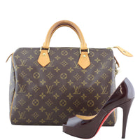 Louis Vuitton Speedy 30 Monogram Scale