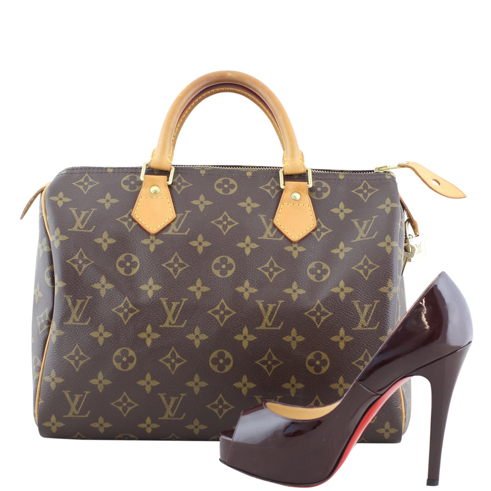 Louis Vuitton Speedy 30 Monogram Scale