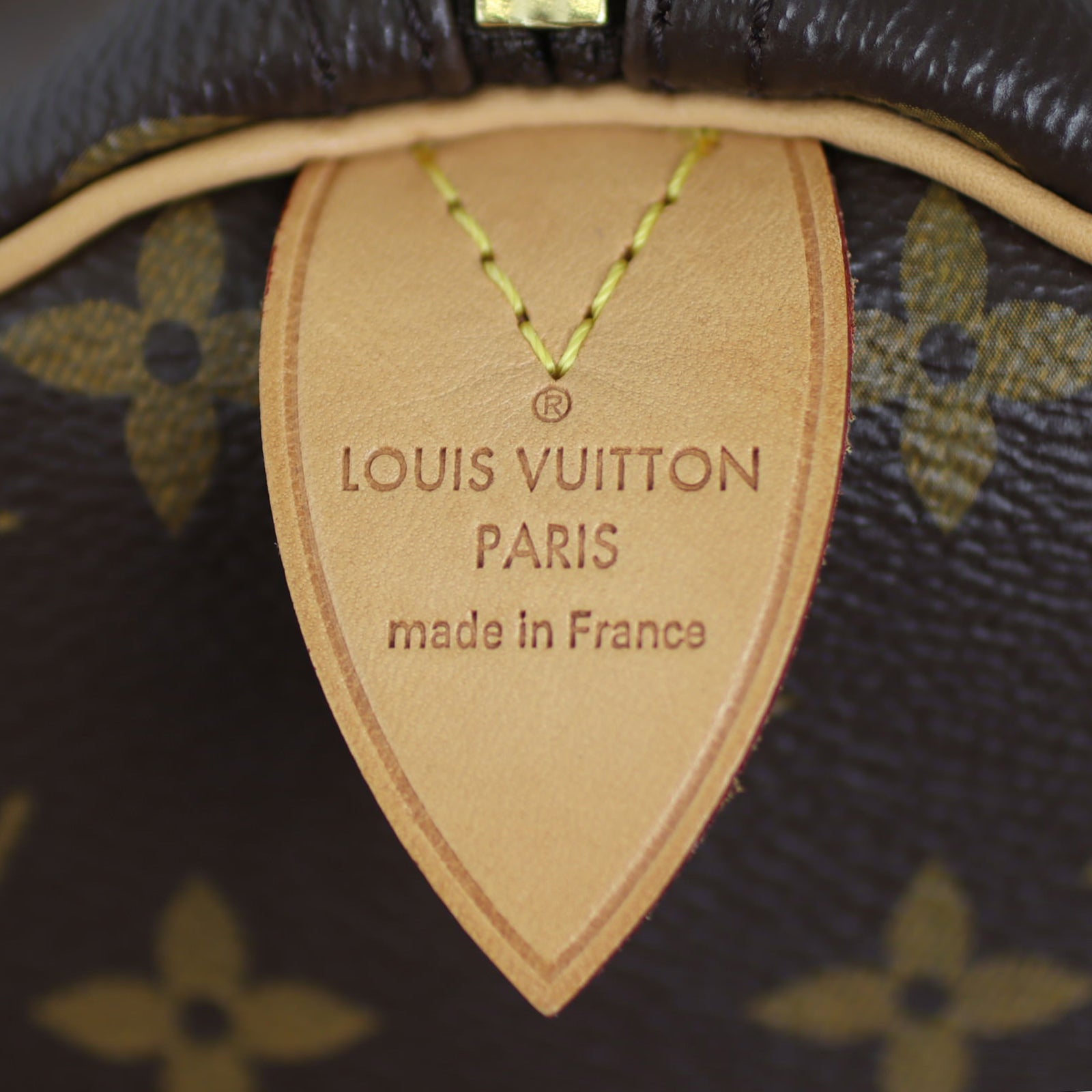 Louis Vuitton Speedy 30 Monogram Stamp