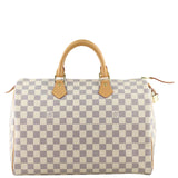 Louis Vuitton Speedy 35 Damier Azur Front