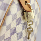 Louis Vuitton Speedy 35 Damier Azur Lock