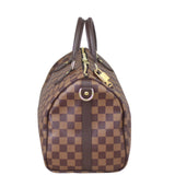Louis Vuitton Speedy 35 Bandouliere Damier Ebene Side