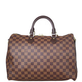 Louis Vuitton Speedy 35 Bandouliere Damier Ebene Back