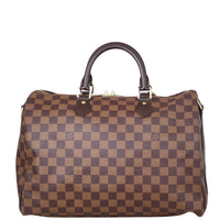 Louis Vuitton Speedy 35 Bandouliere Damier Ebene Back