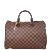 Louis Vuitton Speedy 35 Bandouliere Damier Ebene Front