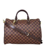 Louis Vuitton Speedy 35 Bandouliere Damier Ebene Front