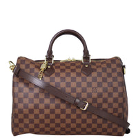Louis Vuitton Speedy 35 Bandouliere Damier Ebene Front