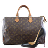 Louis Vuitton Speedy 35 Monogram Scale