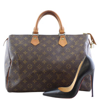 Louis Vuitton Speedy 35 Monogram Scale