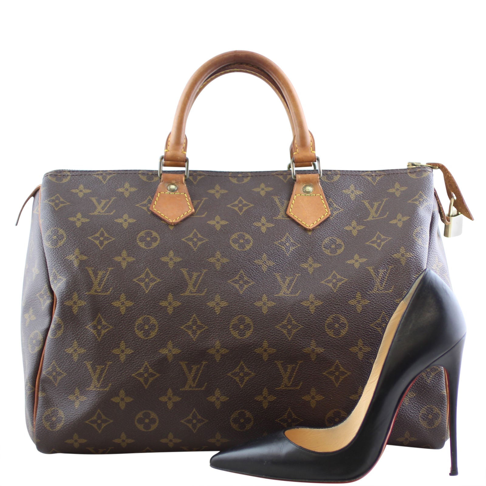 Louis Vuitton Speedy 35 Monogram Scale