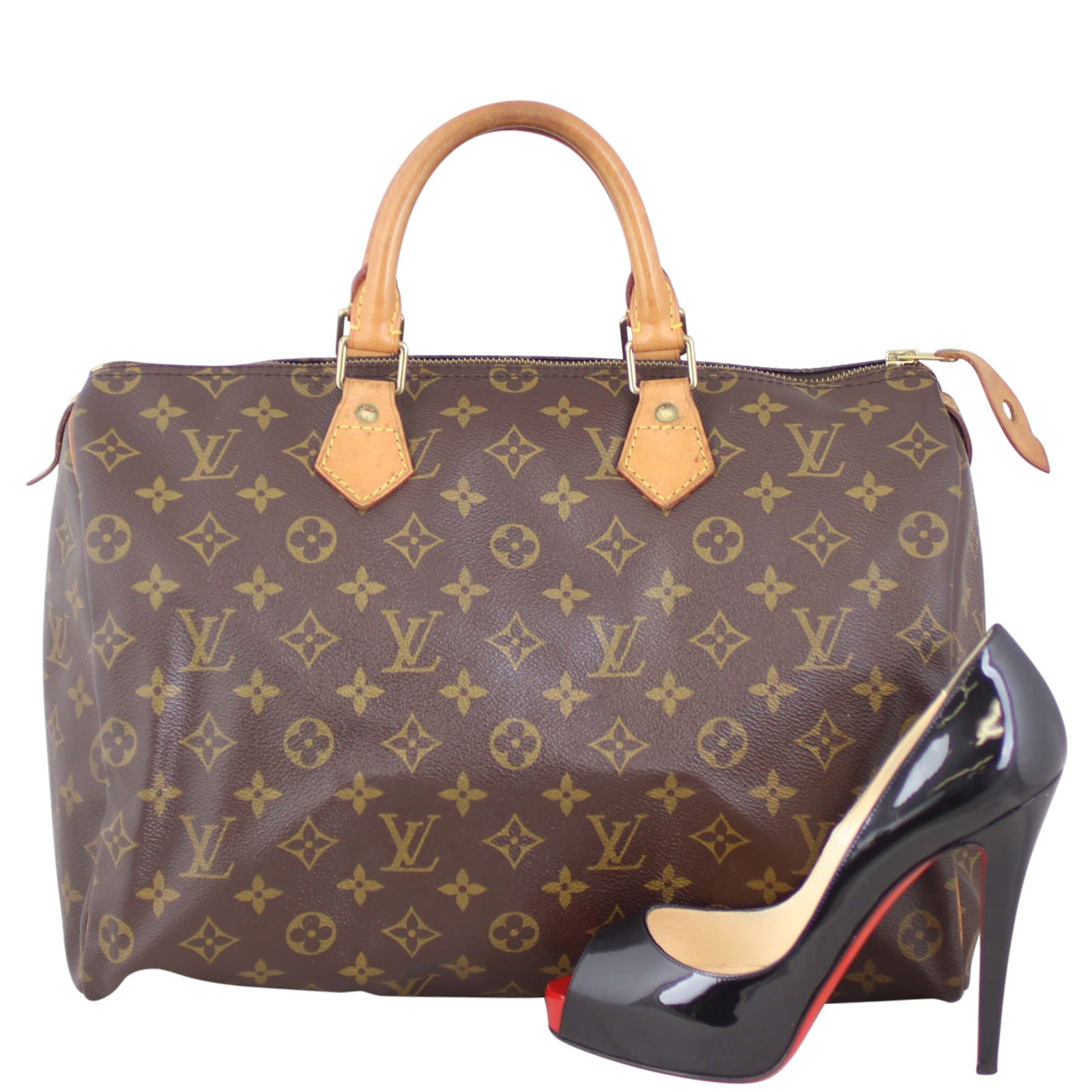 Louis Vuitton Speedy 35 Monogram Scale