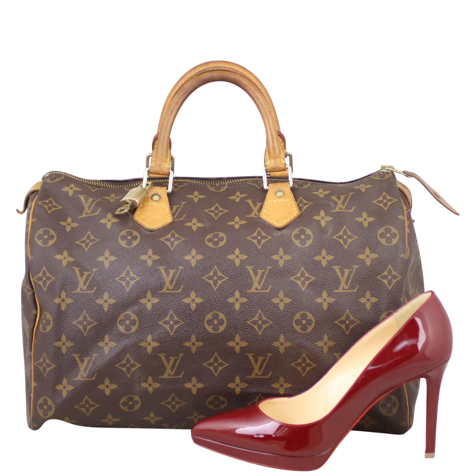 Louis Vuitton Speedy 35 Monogram Shoe