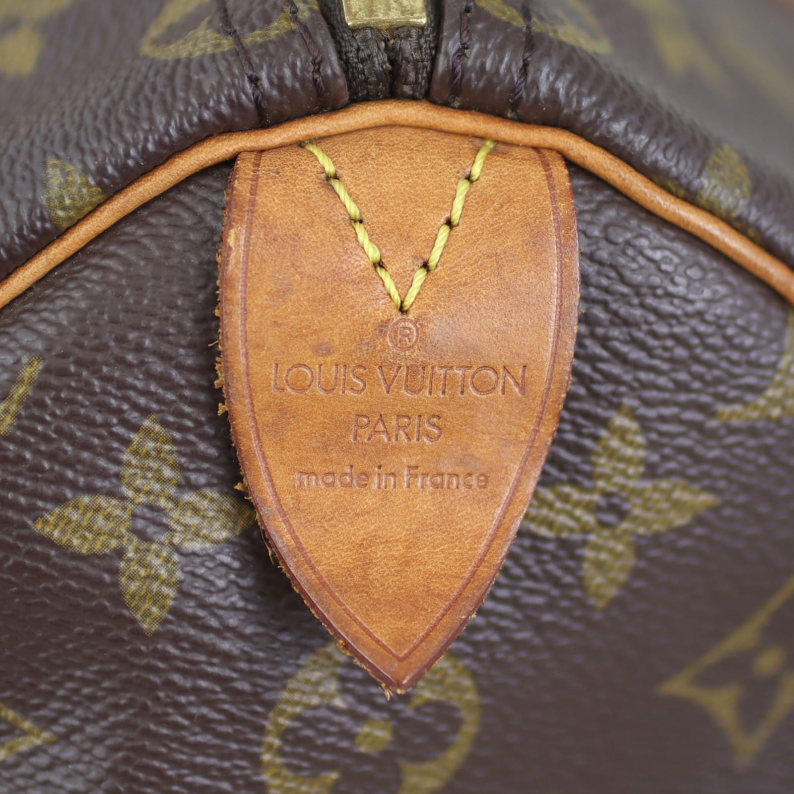 Louis Vuitton Speedy 35 Monogram Stamp