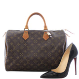 Louis Vuitton Speedy 35 Monogram Scale